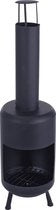 loks Gartenkamin - 105 cm - Metall - Schwarz Haus & Garten