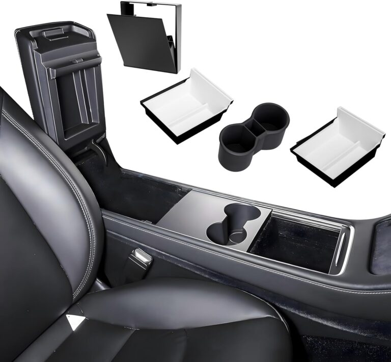 loonara Mittelkonsolen-Organizer-Set für Tesla & - Schwarz Auto & Fahrrad