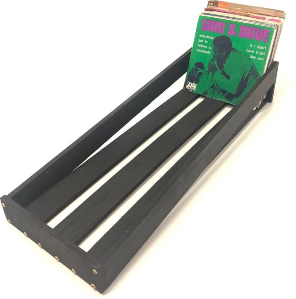 LP Schallplatten Holzkiste zur Aufbewahrung von 7-Zoll-Singles - 55x18