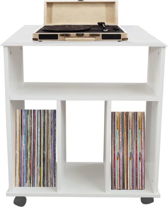 Lp vinyl aufbewahrung schrank - bücherregal - aufbewahrung zeitschriften bücher schallplatten - weiß Wohnen & Kochen