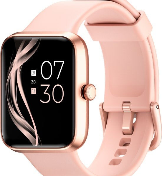 Lunis Smartwatch Damen & Herren Rose Gold / Pink - Apple & Android - Touchscreen Elektronik
