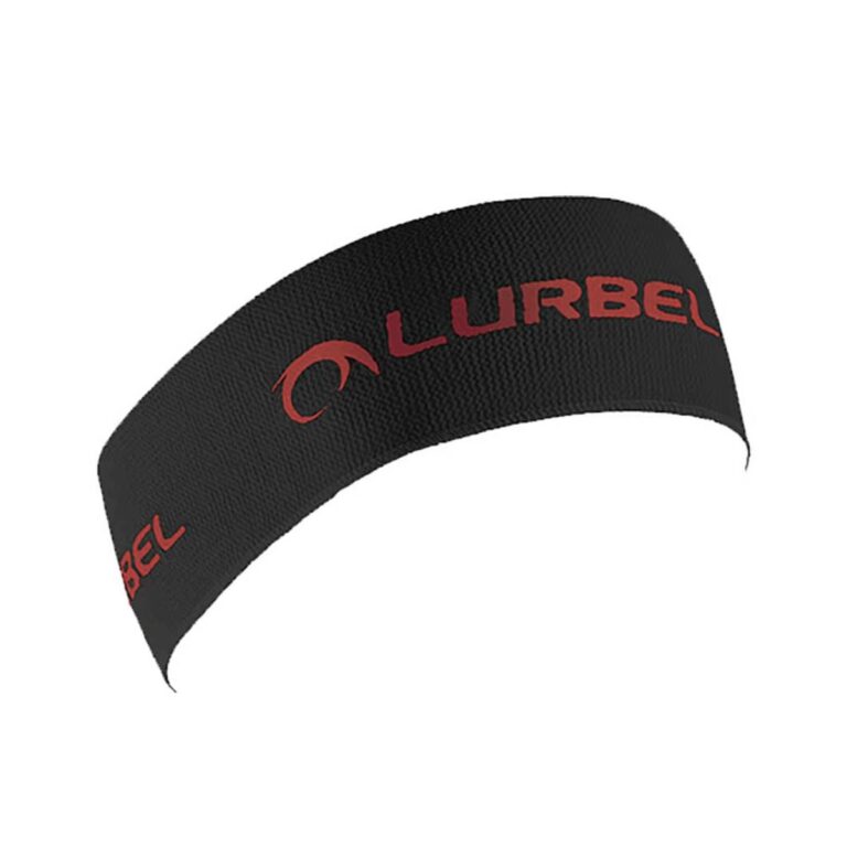 Lurbel Band Narrow Stirnband Schwartz Rot Kappen und Visiere