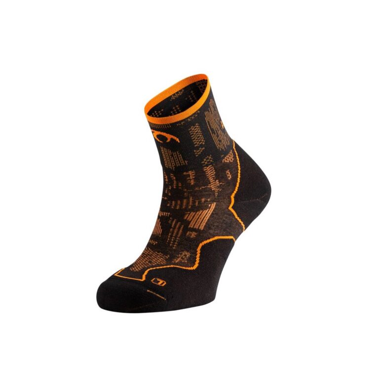 Lurbel Challenge Blur Four Socken Schwarz Orange