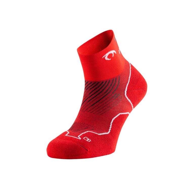 Lurbel Distance Three Socken Rot-Weiß