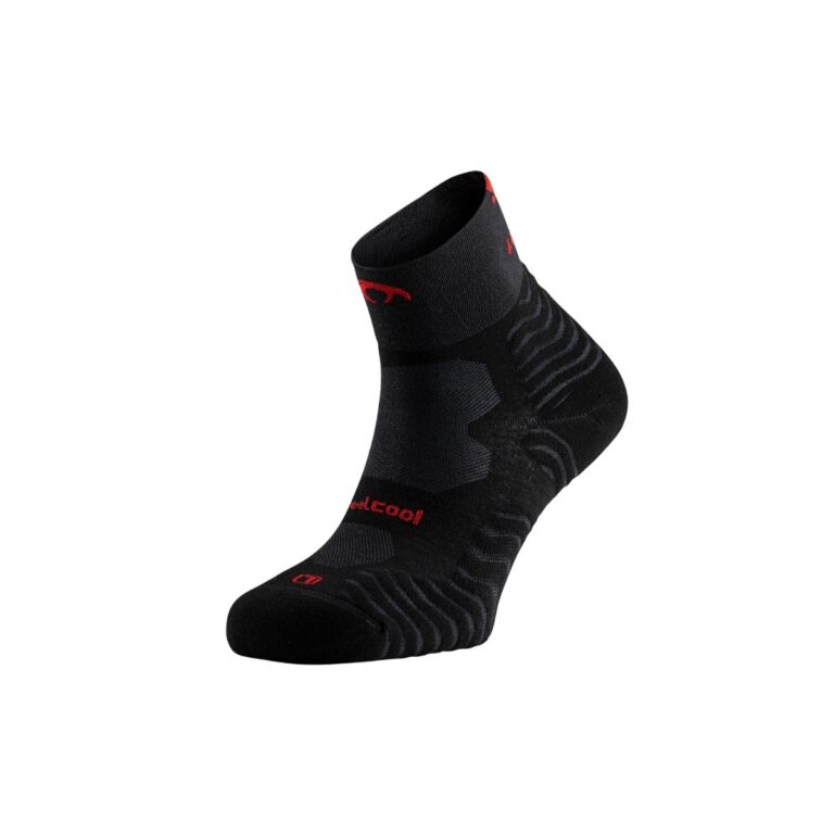 Lurbel Stone Pro Four Socken Schwarz Rot