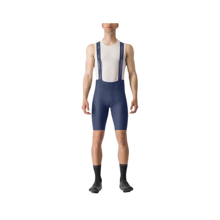 Marineblaue Castelli Espresso Trägerhose