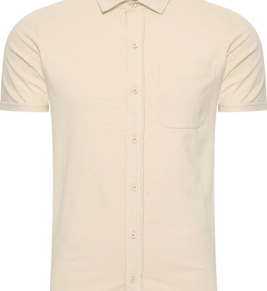 Mario Russo Kurzarmhemd - Hemd Männer - Polohemd Männer - t shirt Männer - 3XL - Beige Kleidung