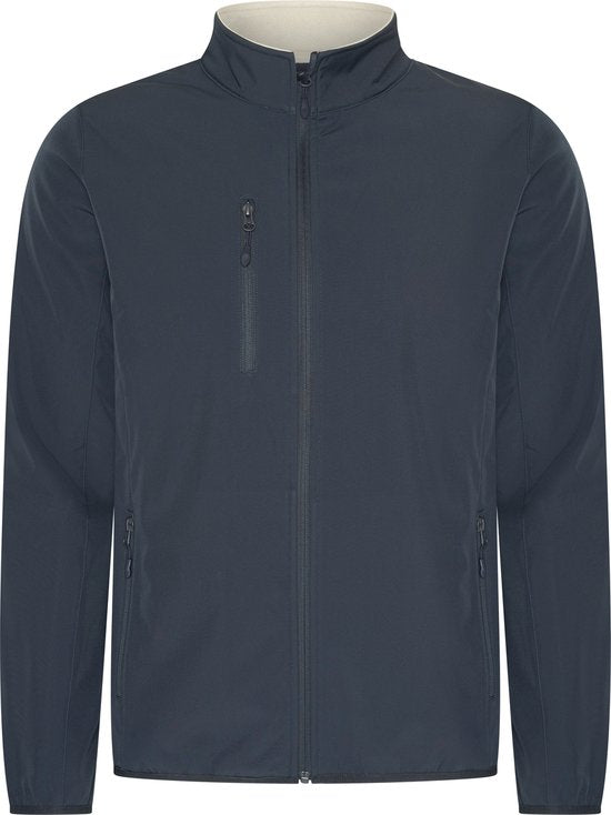 Mario Russo Softshell Jacke Herren - Winterjacke Herren - Jacken Herren - Winddicht und wasserabweisend - Marine - XL Kleidung