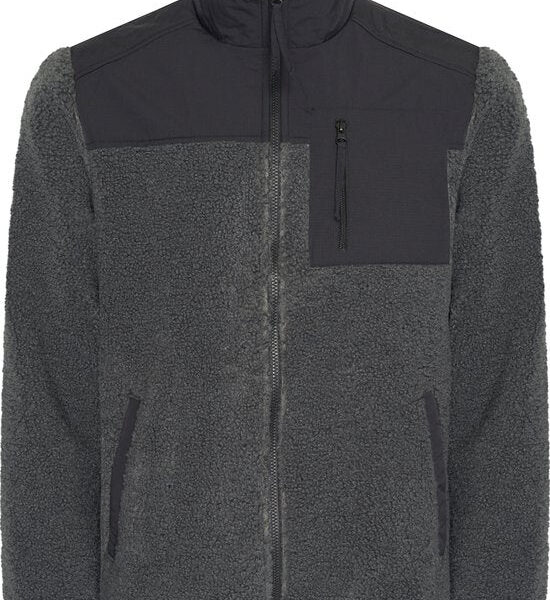Mario Russo Teddy Vest Ottawa - Weste Herren - Übergangsjacke Herren - Anthrazit - XXL Kleidung