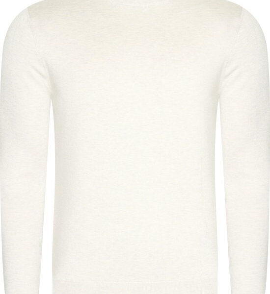 Mario Russo Turtle Neck - Pullover Männer - Pullover Männer - Rollkragen Männer - XL - Ecru Kleidung