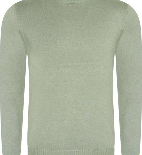 Mario Russo Turtle Neck - Pullover Männer - Pullover Männer - Rollkragenpullover Männer - L - Agave Grün Kleidung