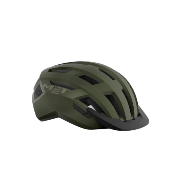 Matt Irideszierender Grüner Met Allroad Helm