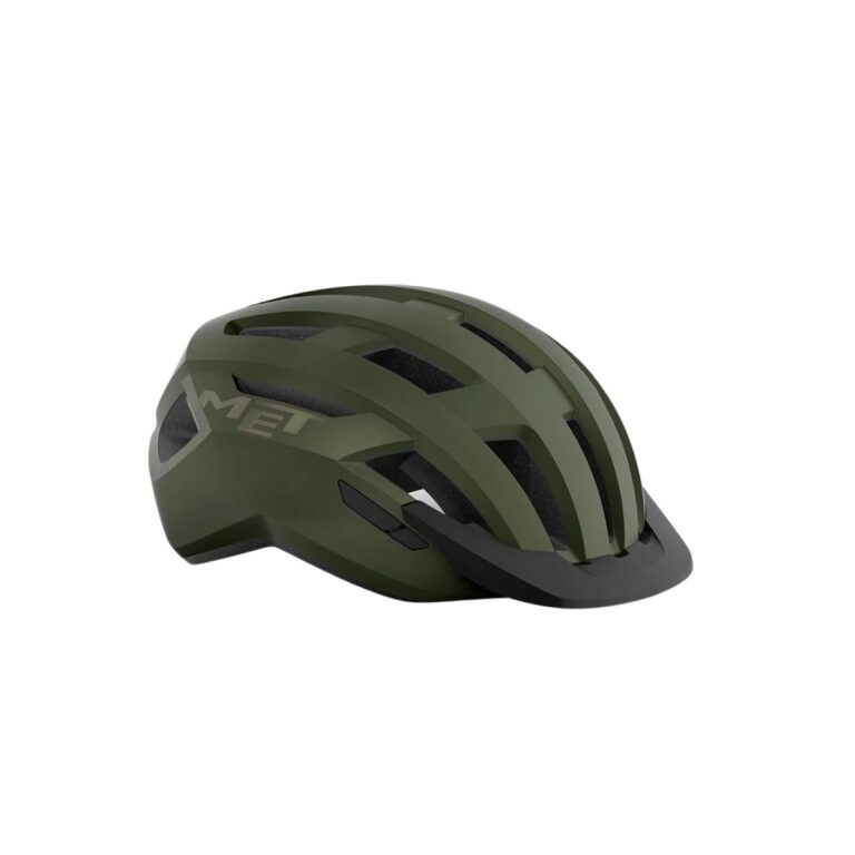 Matt Irideszierender Grüner Met Allroad Helm