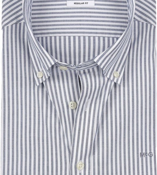 McGregor Hemd Oxford Streifen Blau - Größe XL - Männer - Hemden Casual Kleidung