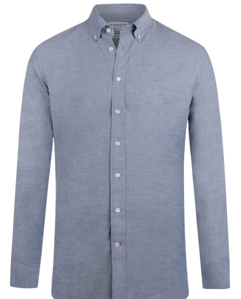 McGregor Stretch Oxford Hemd Herren - Navy - Größe S - 2100 MM241.6001.01 Kleidung