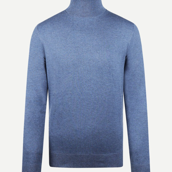 McGregor XL Verblichener blauer Rollkragenpullover - MM242.1203.01.2008 - Blau - Größe XL Kleidung