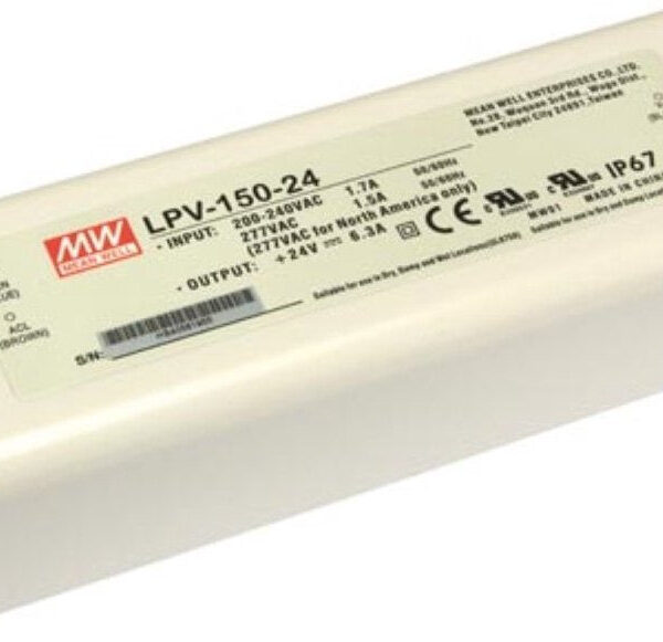 Mean Well LPV-150-24 LED-Transformator Konstantspannung 151 W 0 - 6