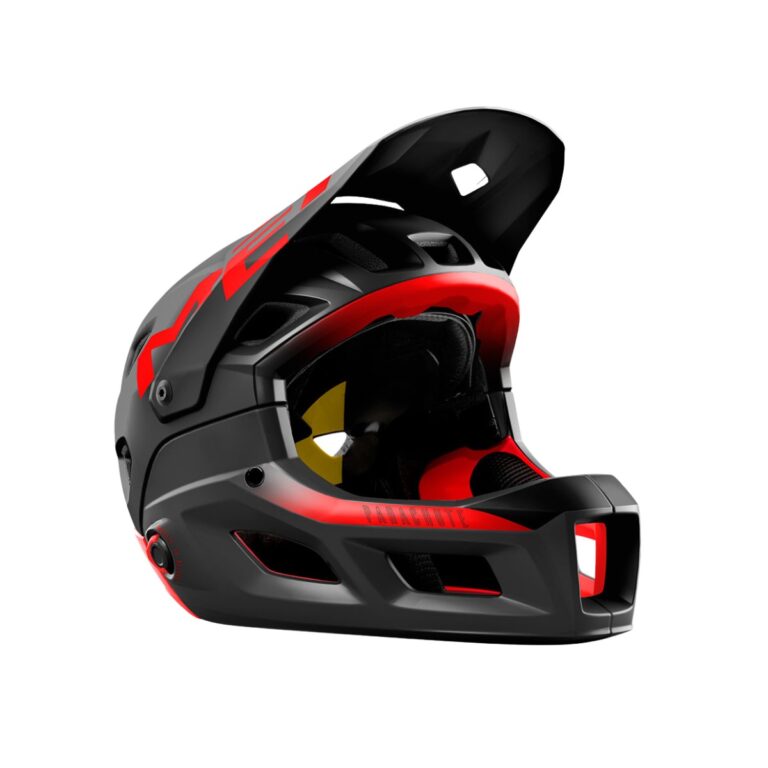 MET Parachute MCR Mips Helm Schwarz Rot