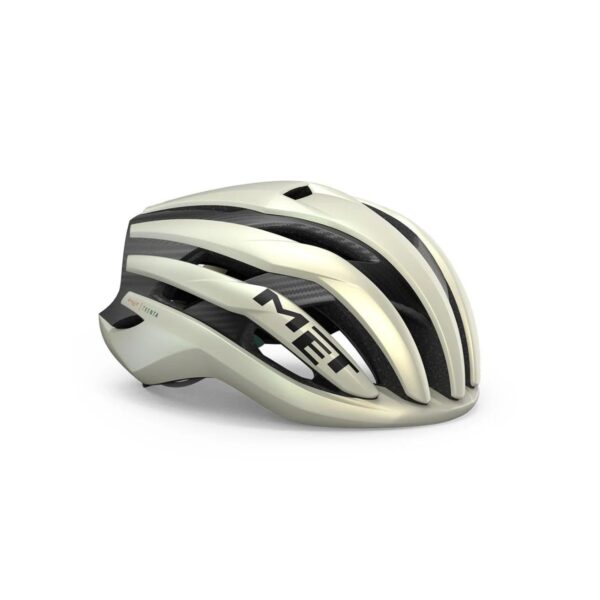 MET Trenta 3K Carbon MIPS Gold Schwarz Helm