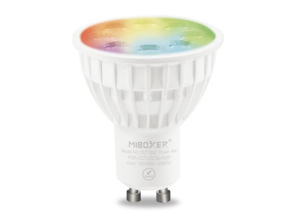 MI-103Z LED Leuchtmittel GU10 230V RGB-CCT 4W Zigbee 3.0