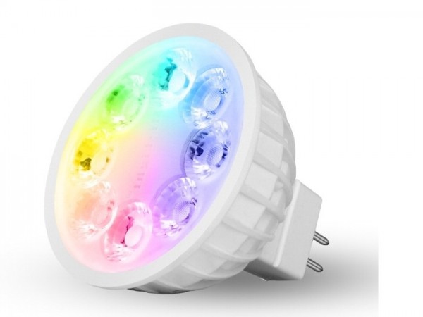 MI-104 LED Leuchtmittel MR16 12V AC RGB-CCT 4W 2