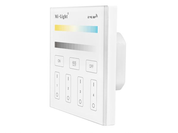 MI-T2 LED Wandcontroller 2-Kanal CCT 4 Zonen 2