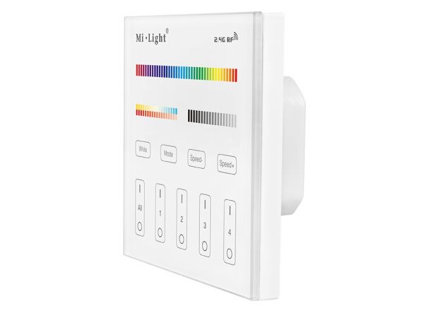 MI-T4 LED Wandcontroller 5-Kanal RGB+CCT 4 Zonen 2