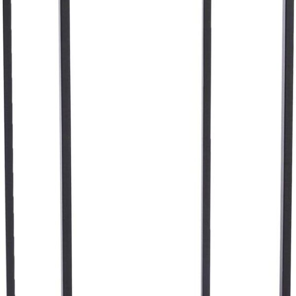 Mica Decorations Beistelltisch Quinty - 25x25x60 cm - Schwarz - Eisen Wohnen & Kochen