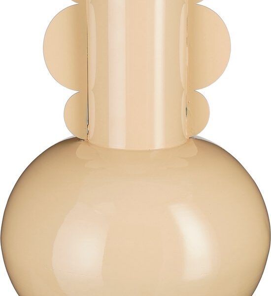Mica Decorations Boyd Vase - H36 x Ø25 cm - Metall - Beige Wohnen & Kochen