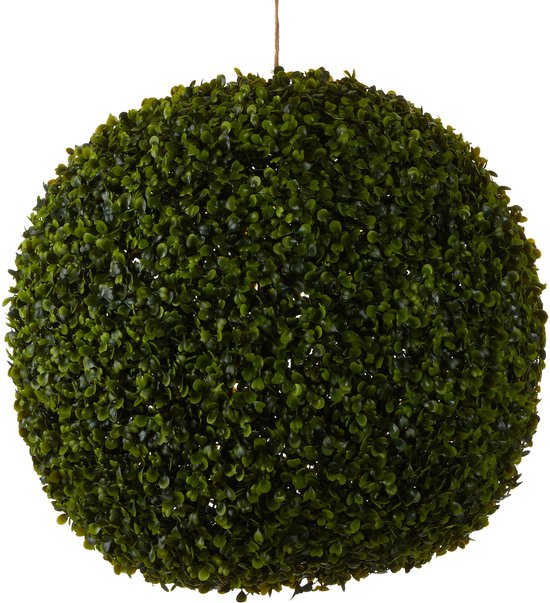 Mica Decorations Buchsbaum Zwiebel Künstliche Pflanze für draußen hängend - Ø45 cm - Grün Haus & Garten