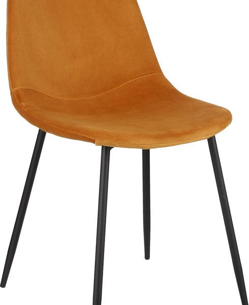 Mica Decorations Corby Esstischstuhl - Recyceltes Polyester - Hellbraun Wohnen & Kochen