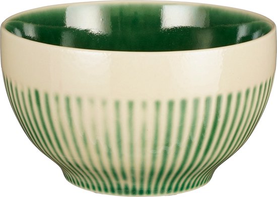 Mica Decorations Elice Schale - Ø14 cm - Keramik - Grün Wohnen & Kochen
