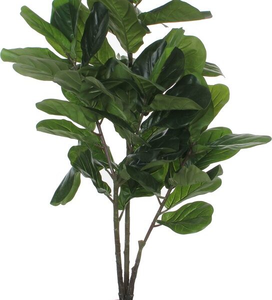 Mica Decorations Ficus Lyrata Künstliche Pflanze - H120 x Ø60 cm - Grün Wohnen & Kochen