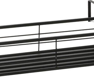 Mica Decorations Greenrax Pflanzenständer hängend - L58 x B20 x H17 cm - Metall - Schwarz Haus & Garten