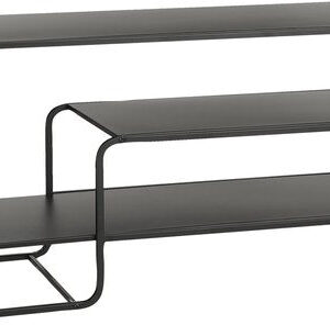 Mica Decorations Jules Couchtisch - L110 x B38 x H50 cm - Metall - Schwarz Wohnen & Kochen