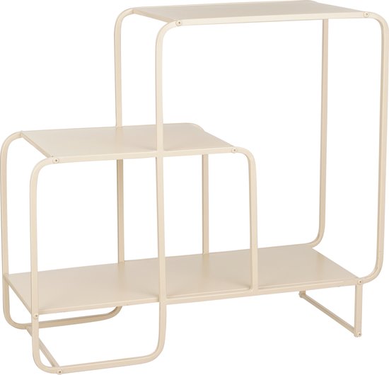 Mica Decorations Jules Wandschrank - L70 x B30 x H76 cm - Metall - Hellbraun Wohnen & Kochen