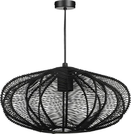 Mica Decorations Kanti Pendelleuchte - H17 x Ø31 cm - Metall - Schwarz Wohnen & Kochen
