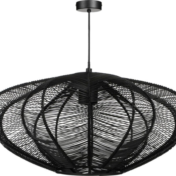 Mica Decorations Kanti Pendelleuchte - H20 x Ø41 cm - Metall - Schwarz Wohnen & Kochen