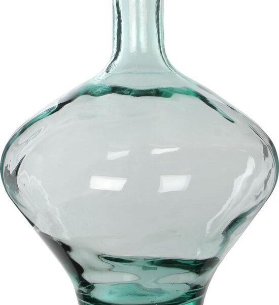 Mica Decorations Kyara Flaschenvase - H46 x Ø38 cm - Recyceltes Glas - Transparent Wohnen & Kochen
