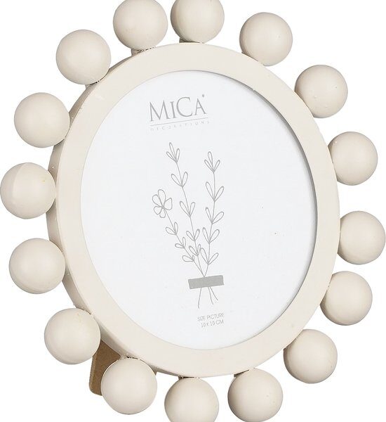 Mica Decorations Paolo Fotorahmen - L16 x H16 cm - Beige Wohnen & Kochen