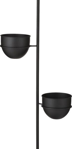 Mica Decorations Pflanzenhalter Standard - L40 x B33 x H140 cm - Schwarz Haus & Garten