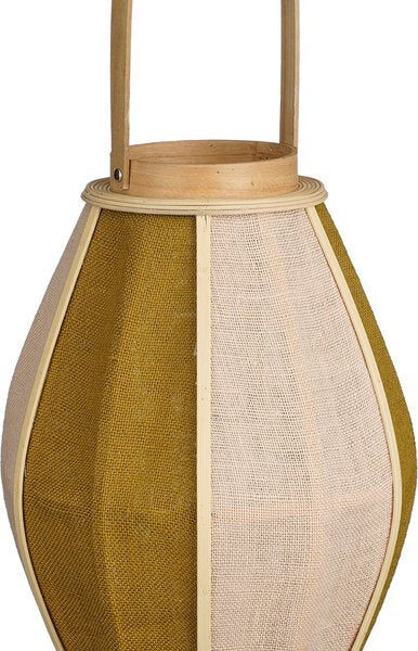 Mica Decorations Roger Laterne - H45 x Ø32 cm - Jute - Beige