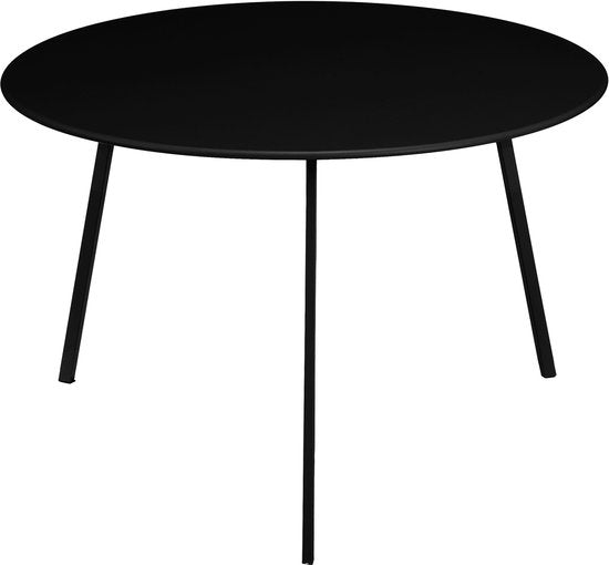 Mica Decorations Seatle Outdoor Beistelltisch - H38 x Ø58 cm - Metall - Schwarz Haus & Garten