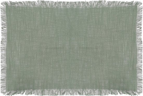 Mica Decorations Xavie Tischset - 4er-Set - L48 x B33 cm - Grün Wohnen & Kochen
