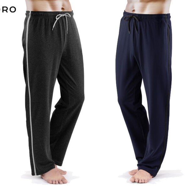 Milanoro - Hose - 2 Stück - XXL - Loungewear lange - Marine / Dunkelgrau Kleidung