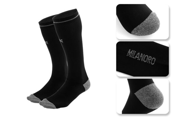 Milanoro Kompressionssocken - 2 Paar
