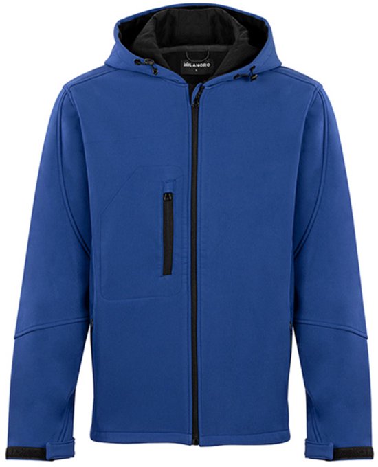 Milanoro - Wind- und wasserdichte Jacken - Jacke mit Kapuze - Königsblau - M Kleidung
