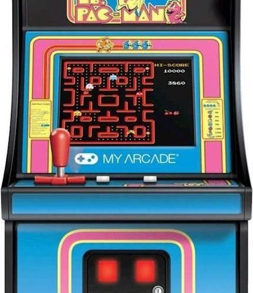 Mini Retro Arcade Poller - Meine Spielhalle - Frau PAC-MAN Hobby & Sport