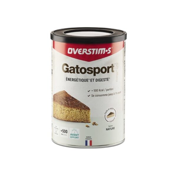 Mischung des Energie-Kuchens Overstims Gatosport Nature 400g Ernährung