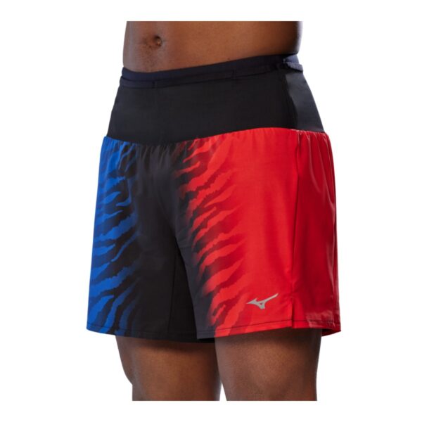 Mizuno Multi Pocket Shorts Blau Rot